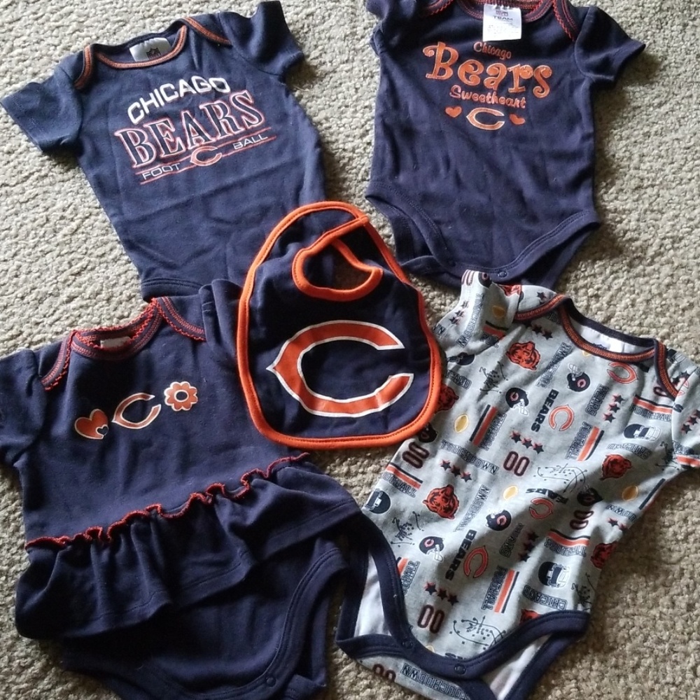 *EVERYTHING* Chicago Bears infant onesies